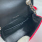 SAINT LAURENT PARIS 538439 YSL Vicky Small Chain Crossbody Shoulder Bag in Patent Leather, Pink