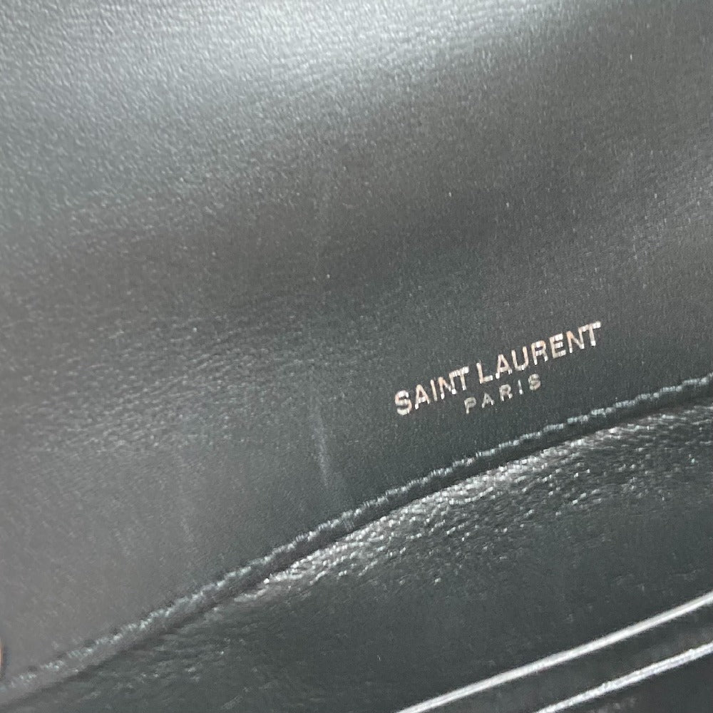 SAINT LAURENT PARIS 538439 YSL Vicky Small Chain Crossbody Shoulder Bag in Patent Leather, Pink
