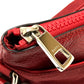 GUCCI 510342 GG Shoulder Bag in Nylon/Leather, Red, for Women