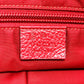GUCCI 510342 GG Shoulder Bag in Nylon/Leather, Red, for Women