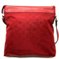 GUCCI 510342 GG Shoulder Bag in Nylon/Leather, Red, for Women