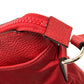 GUCCI 510342 GG Shoulder Bag in Nylon/Leather, Red, for Women