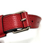 GUCCI 510342 GG Shoulder Bag in Nylon/Leather, Red, for Women