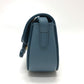 CELINE Triomphe Mini Besas Cuir Shoulder Bag in Leather, Blue