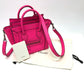 CELINE 18924 ラゲージ ミニショッパー カバン 2WAY ハンドバッグ レザー レディース ピンク