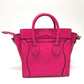 CELINE 18924 ラゲージ ミニショッパー カバン 2WAY ハンドバッグ レザー レディース ピンク