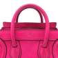 CELINE 18924 ラゲージ ミニショッパー カバン 2WAY ハンドバッグ レザー レディース ピンク