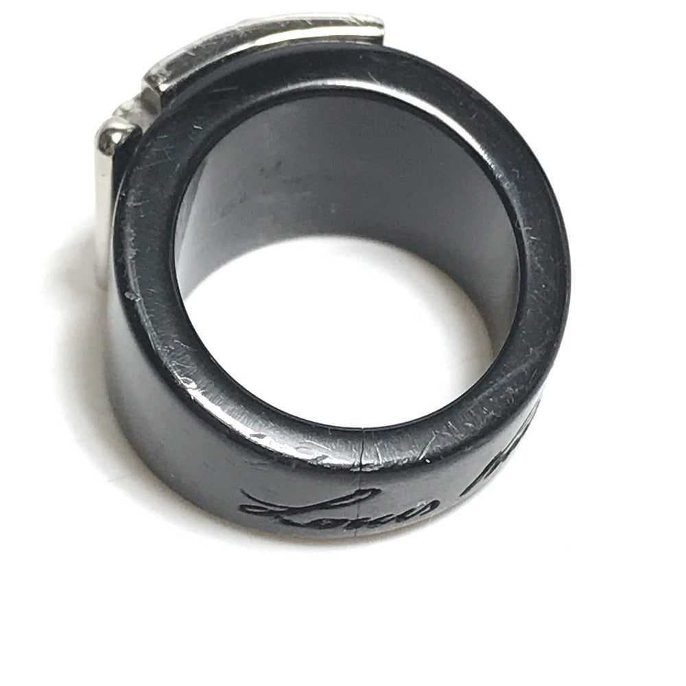 LOUIS VUITTON Berglockme Accessories Ring, Plastic, Women's, Black
