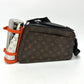 LOUIS VUITTON M46462 Monogram Macassar Biker Messenger Bag Shoulder Bag in Monogram Macassar Canvas, Men's, Brown