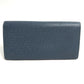 LOUIS VUITTON M30662 Taiga Portefeuille Brazza Long Wallet, Bifold, Taiga Leather, Men's, Ocean Blue