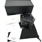 CHANEL AS2362 Coco Mark CC Matelasse Quilted 2-Way Chain Bag, Shoulder Bag, Handbag, Vanity Bag, Caviar Skin, Women's, Black