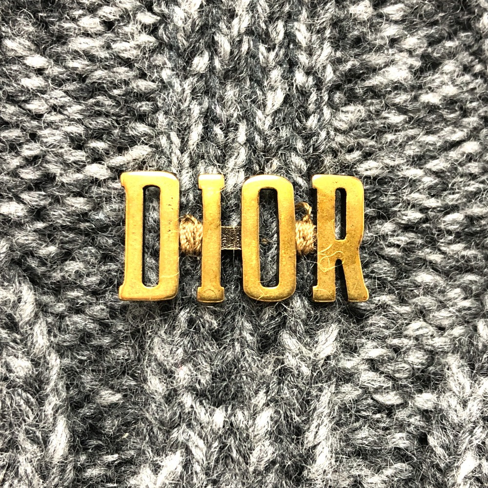 Dior ロゴ チューリップ ハット ウール レディース グレー