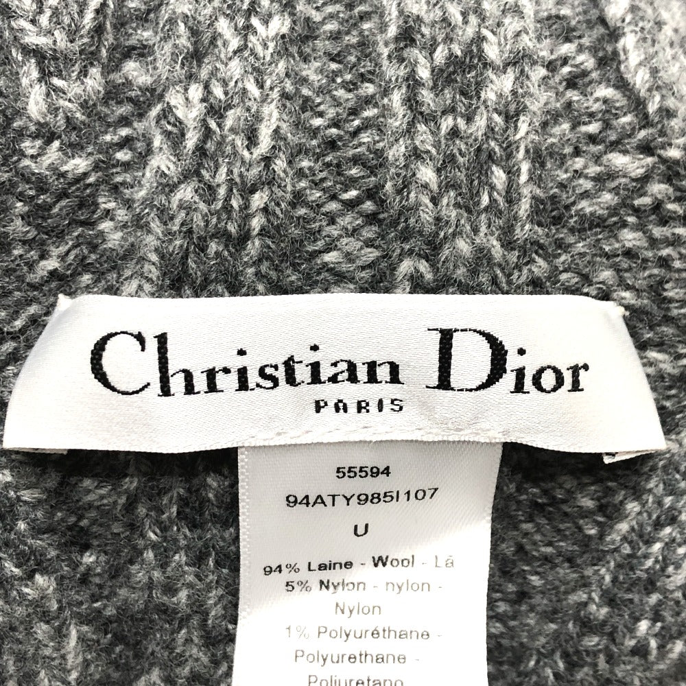 Dior ロゴ チューリップ ハット ウール レディース グレー