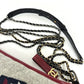 CHANEL CC Coco Mark Gabriel de Logo Chain Bag Shoulder Bag Calfskin Women's Gray