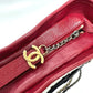CHANEL CC Coco Mark Gabriel de Logo Chain Bag Shoulder Bag Calfskin Women's Gray