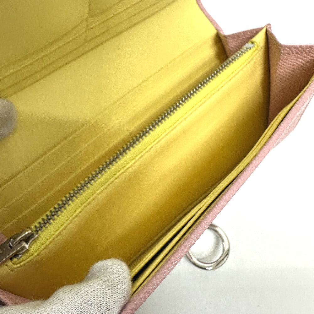 BVLGARI 291419 BVLGARI BVLGARI Long Wallet Leather Women's Pink