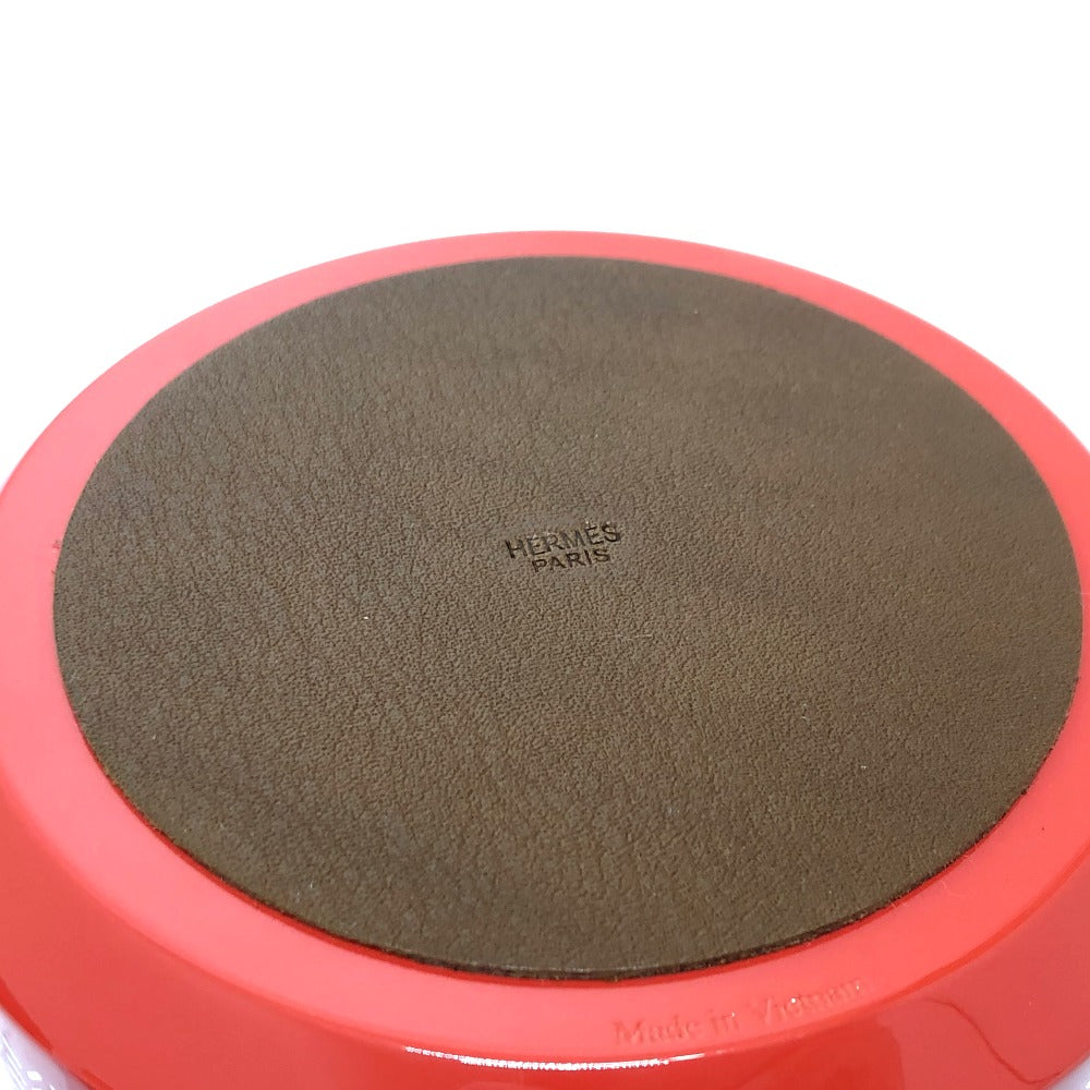 HERMES Boudoir PM Box, Ornament, Interior Accessories, Lacquer, Unisex, Orange