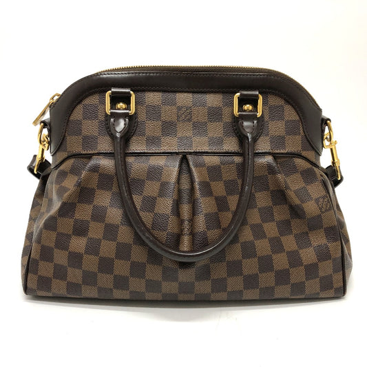 LOUIS VUITTON N51998 ダミエ トレヴィGM 2WAY カバン ハンドバッグ ダミエキャンバス レディース ブラウン
