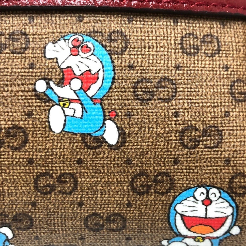 GUCCI 647784 GGスプリーム ドラえもん x GUCCI カバン ショルダーバッグ GGスプリームキャンバス レディース ブラウン