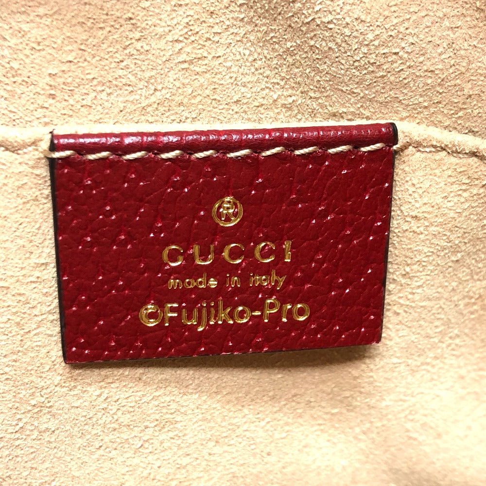 GUCCI 647784 GGスプリーム ドラえもん x GUCCI カバン ショルダーバッグ GGスプリームキャンバス レディース ブラウン