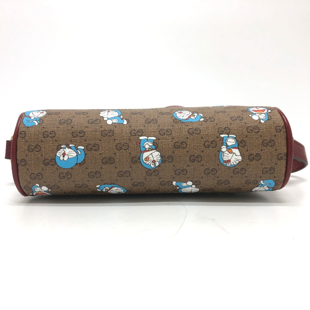 GUCCI 647784 GGスプリーム ドラえもん x GUCCI カバン ショルダーバッグ GGスプリームキャンバス レディース ブラウン