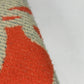 HERMES "Brides de Gala" Plaid Blanket, Fringe, Wool/Cashmere, Unisex, Orange