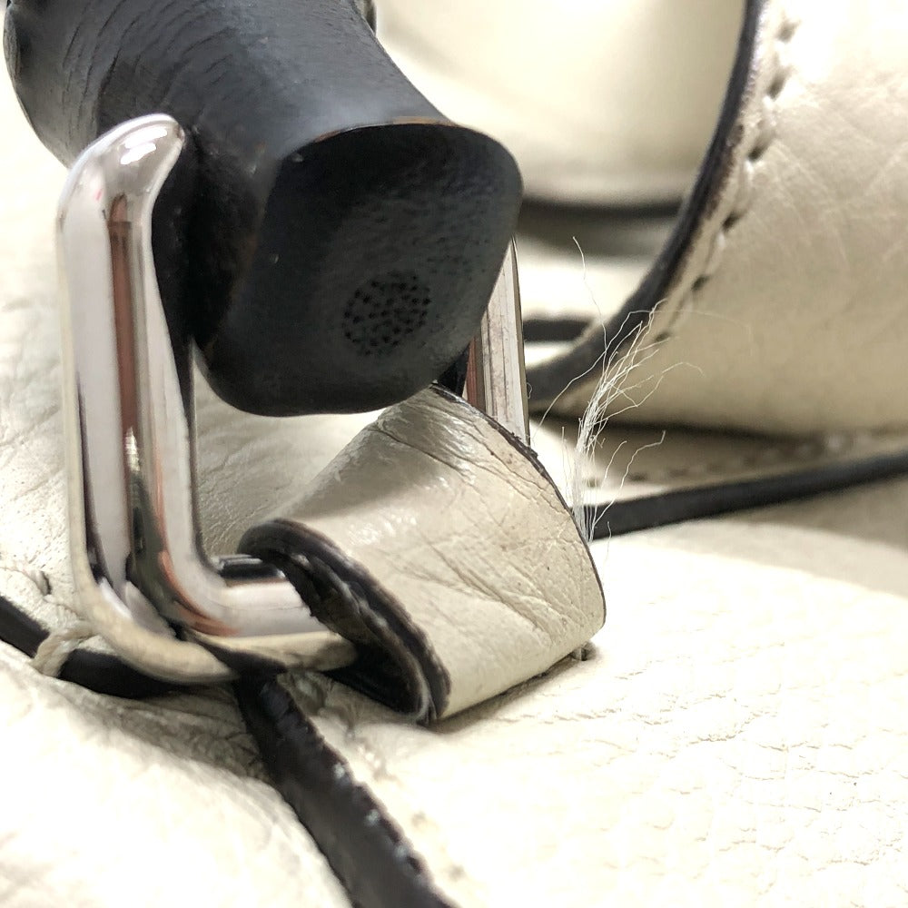 GUCCI 370833 バンブー バックパック カバン リュックサック レザー レディース ホワイト系