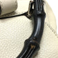 GUCCI 370833 バンブー バックパック カバン リュックサック レザー レディース ホワイト系