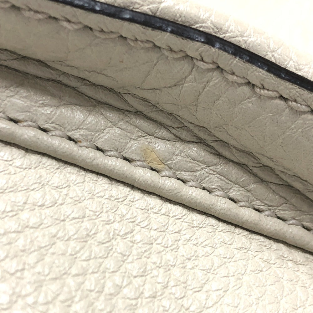 GUCCI 370833 バンブー バックパック カバン リュックサック レザー レディース ホワイト系