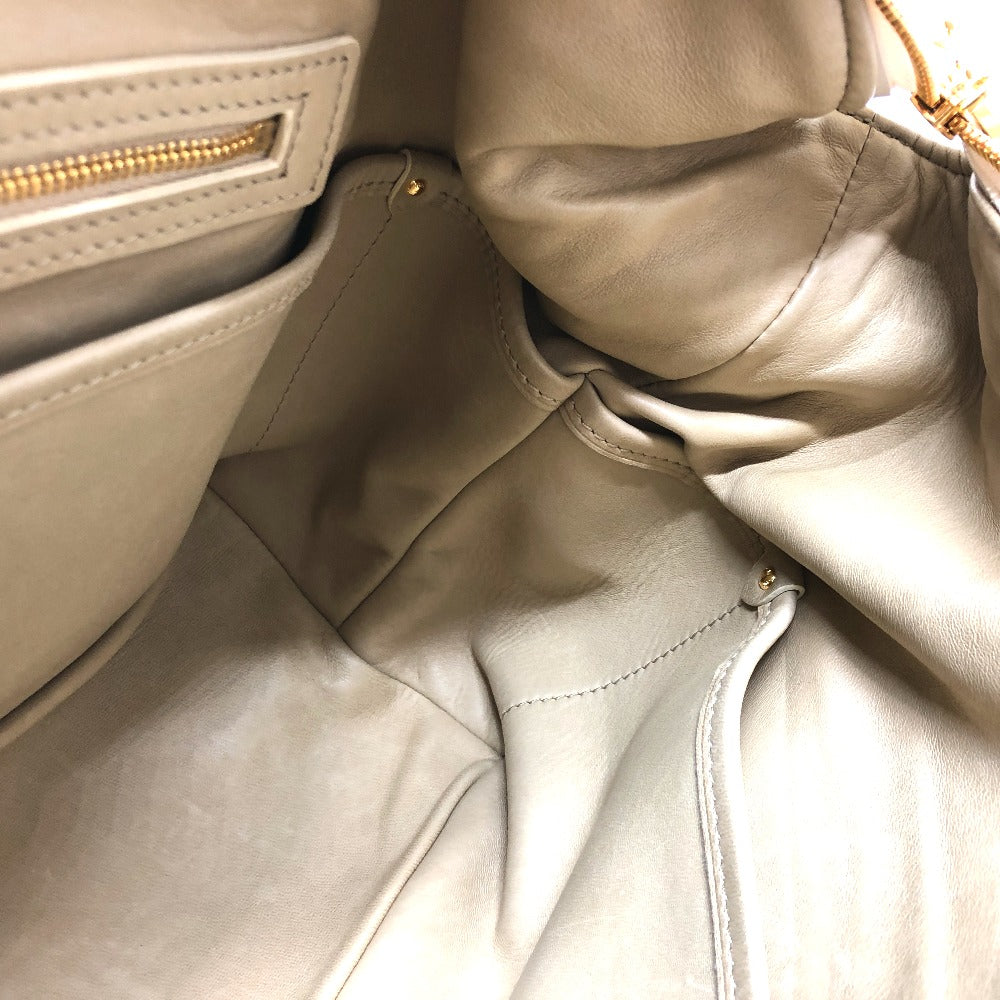 LOUIS VUITTON SPO Sac Louis Sac Louis Special Order Bag Tote Bag Boston Bag Leather Women's White