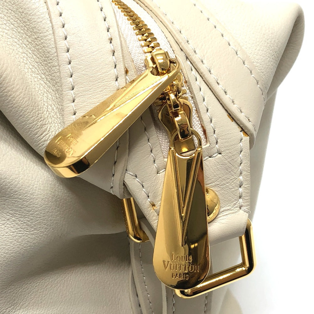 LOUIS VUITTON SPO Sac Louis Sac Louis Special Order Bag Tote Bag Boston Bag Leather Women's White
