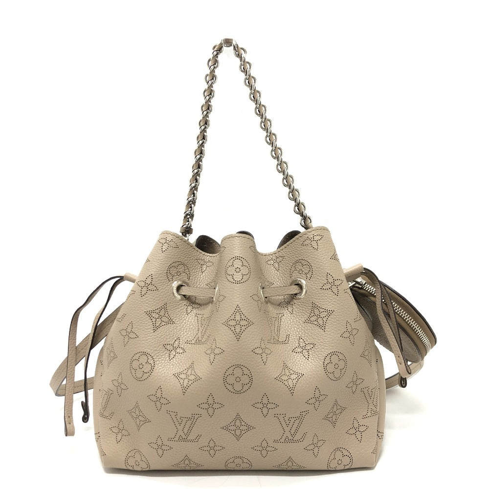 LOUIS VUITTON M57201 モノグラムマヒナ ベラ 巾着 2WAY ハンドバッグ カバン バック バッグ ショルダーバッグ モノグラムマヒナ レディース ベージュ
