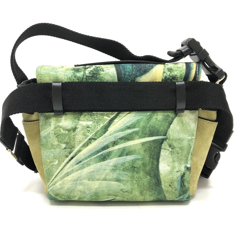 Valentino Garavani Dragon Motif Pochette, Crossbody Bag, Shoulder Bag, Canvas, Women's, Green