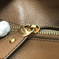 Salvatore Ferragamo Gancini Shoulder Bag/Tote Bag in Beige Canvas/Leather for Men