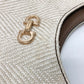 Salvatore Ferragamo Gancini Shoulder Bag/Tote Bag in Beige Canvas/Leather for Men