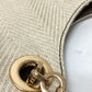 Salvatore Ferragamo Gancini Shoulder Bag/Tote Bag in Beige Canvas/Leather for Men