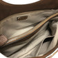 Salvatore Ferragamo Gancini Shoulder Bag/Tote Bag in Beige Canvas/Leather for Men