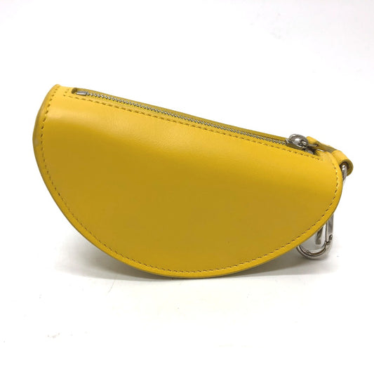 FENDI 7AR706 タコスモチーフ コインケース 財布 小銭入れ ポーチ キーホルダー バッグチャーム レザー レディース イエロー
