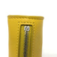 FENDI 7AR706 Taco Motif Coin Case, Wallet, Purse, Pouch, Keychain, Bag Charm, Leather, Women's, Yellow