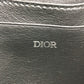 Dior 2ESBC119VPD Oblique Logo Messenger Pouch Bag, Crossbody Pochette Shoulder Bag, Canvas, Men's, Navy
