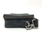 Dior 2ESBC119VPD Oblique Logo Messenger Pouch Bag, Crossbody Pochette Shoulder Bag, Canvas, Men's, Navy