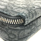 Dior 2ESBC119VPD Oblique Logo Messenger Pouch Bag, Crossbody Pochette Shoulder Bag, Canvas, Men's, Navy