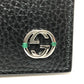 GUCCI 610466 GG Logo Interlocking G Compact Wallet Bifold Leather Men's Black