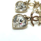 CHANEL CC Coco Mark Clover Heart B22S Accessories Jewelry Earrings GP Women's Gold