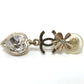 CHANEL CC Coco Mark Clover Heart B22S Accessories Jewelry Earrings GP Women's Gold