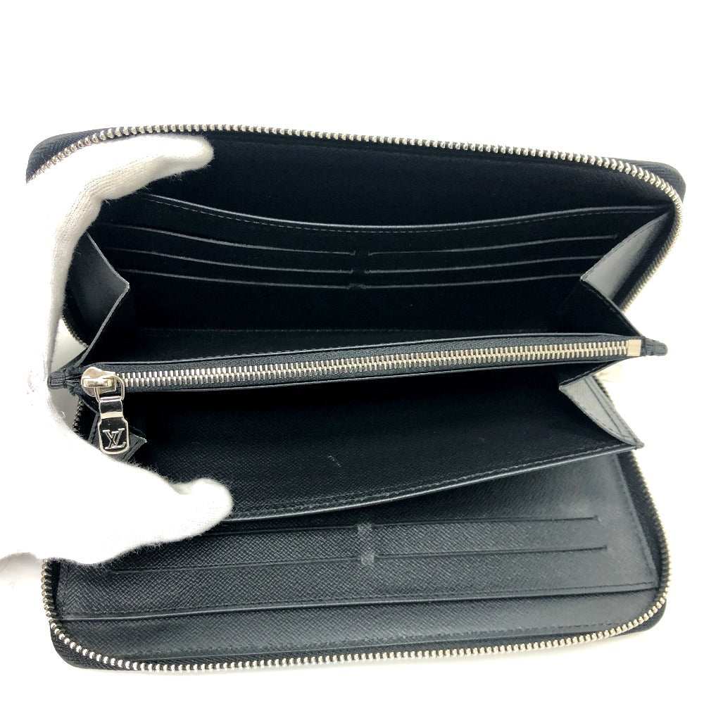 LOUIS VUITTON M63852 エピ ジッピー オーガナイザー ラウンドファスナー 長財布 エピレザー メンズ ブラック