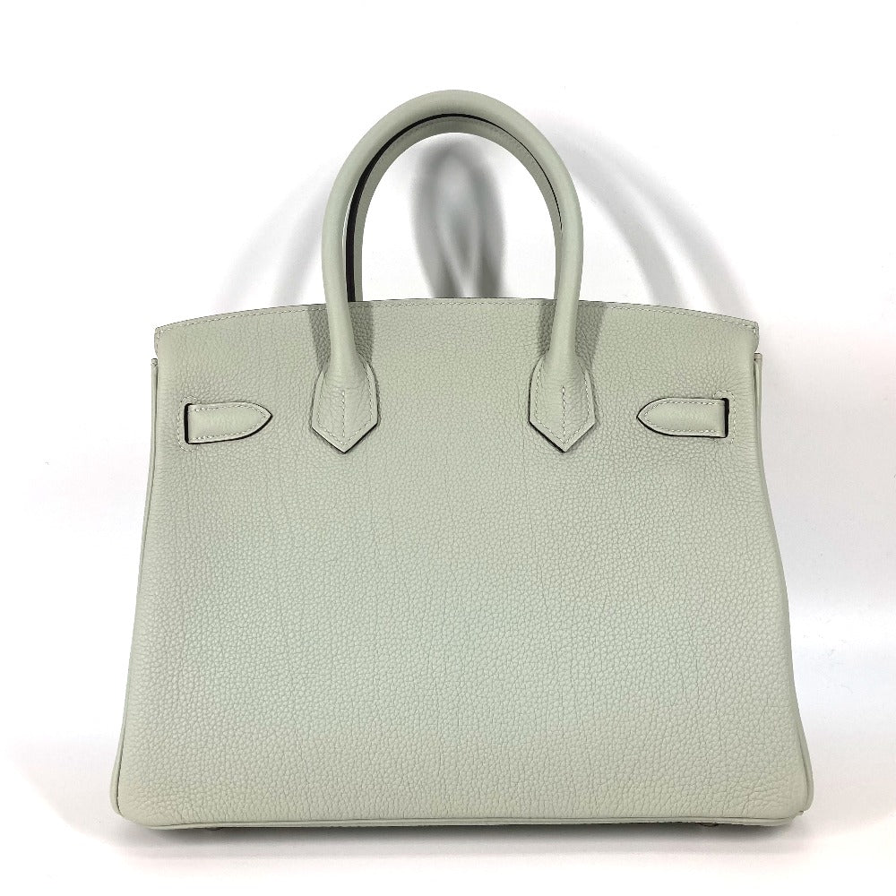 HERMES Birkin 30 Tote Bag, Handbag, Togo, Women's, Green, Green