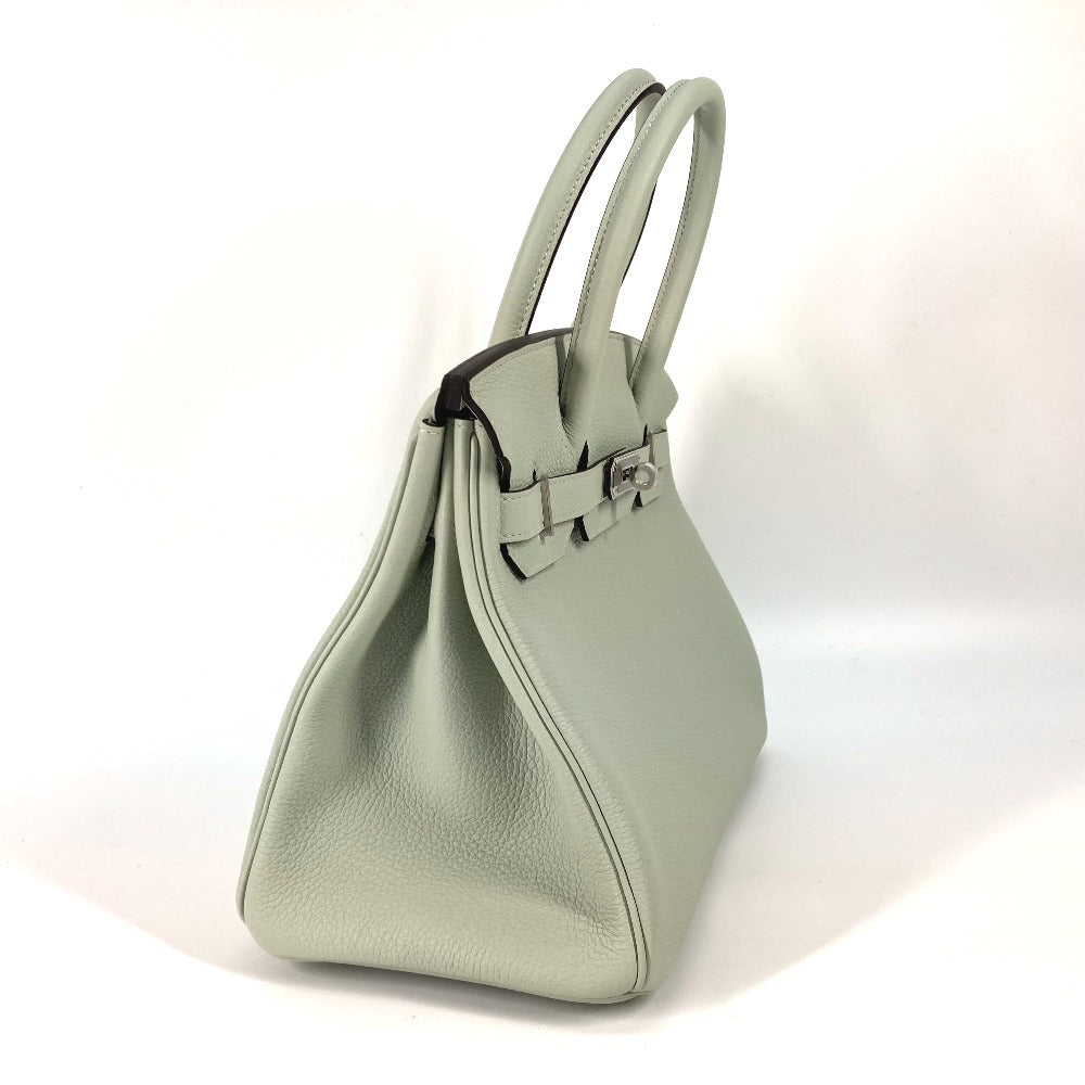 HERMES Birkin 30 Tote Bag, Handbag, Togo, Women's, Green, Green