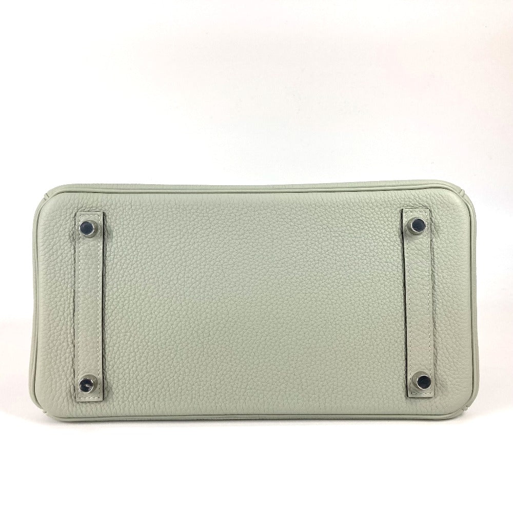 HERMES Birkin 30 Tote Bag, Handbag, Togo, Women's, Green, Green