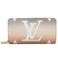 LOUIS VUITTON M80359 Monogram Giant Gradient Zippy Wallet, Long Wallet with Round Zipper, Monogram Giant Canvas, Women's, Blue Orange